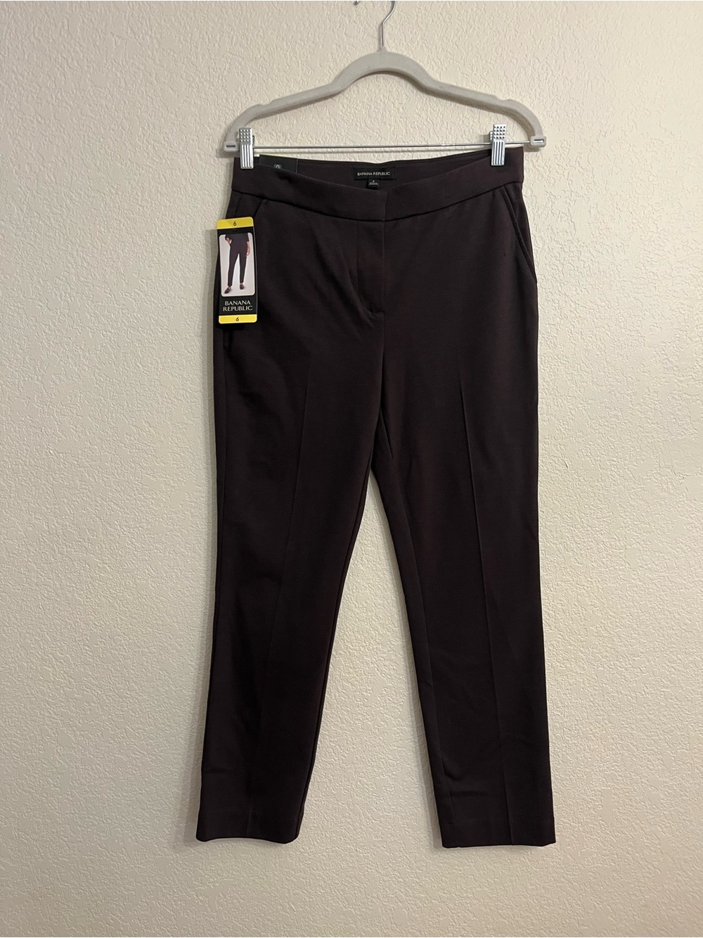 Banana Republic Dark Brown Slim Ankle Trousers